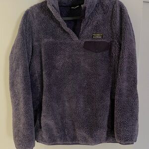L.L. Bean Charcoal Fleece Jacket